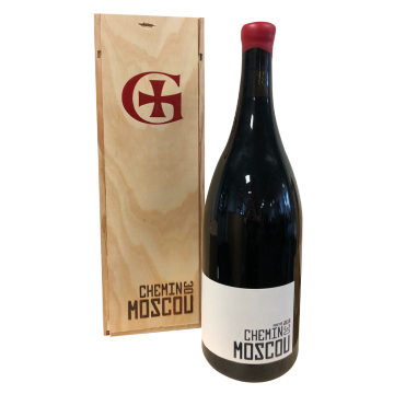 Jéroboam Caja De Madera - Chemin de Moscou 2022 - Domaine Gayda - Pays d'Oc - Vino Tinto - 3L