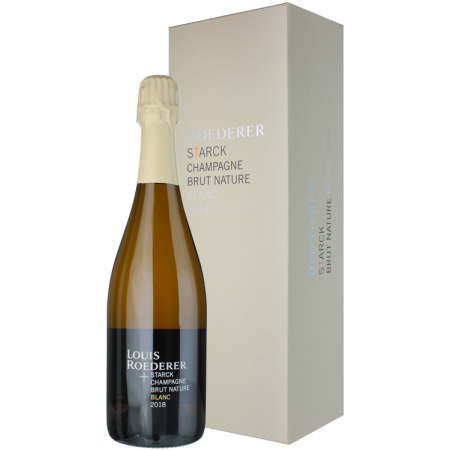 Champagne Louis Roederer - Brut Nature 2018 - Édition limitée Philippe Starck - Estuche Champagne Louis Roederer - Brut Nature 2018 - Édition limitée Philippe Starck - Estuche