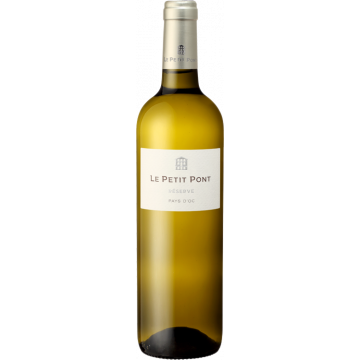 Petit Pont Blanc Réserve 2025 - Domaines Robert Vic Preignes le Vieux - Pays d'Oc - Vino Blanco - 0.75L