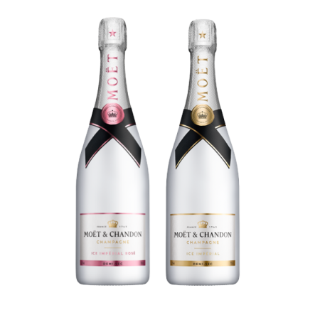 Pack Duo - Champagne Moët & Chandon - Moët Ice Blanc + Moët Ice Rosé