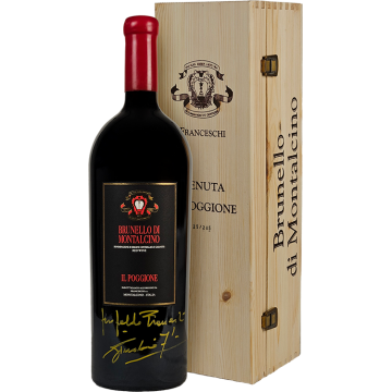 Doble Magnum - Brunello di Montalcino 2021 - Il Poggione - En Caja De Madera - Brunello di Montalcino - Vino Tinto - 3L