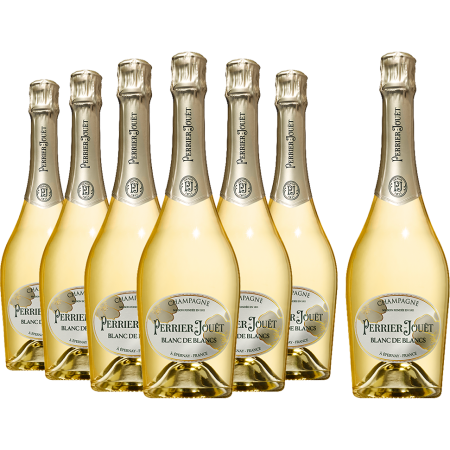 Pack 6 Champagnes Perrier Jouët Blanc de Blancs + 1 De Regalo Pack 6 Champagnes Perrier Jouët Blanc de Blancs + 1 De Regalo
