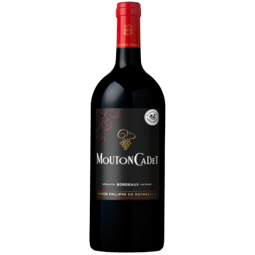 Double-Magnum Mouton Cadet 2024 - Baron Philippe de Rothschild - Burdeos - Vino Tinto - 3L