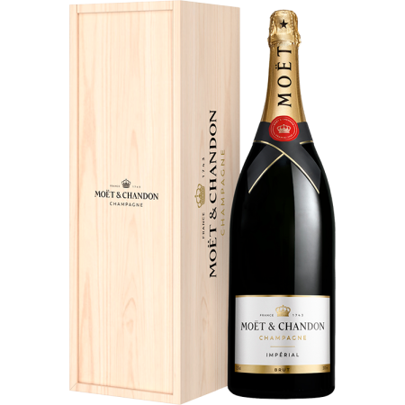 MOËT & CHANDON MOËT IMPERIAL 3L 木箱付き CHAMPAGNE MOET & CHANDON - BRUT IMPÉRIAL - JEROBOAM - CAJA MADERA