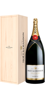 Champagne Moet & Chandon - Brut Imp&eacute;rial - Balthazar - Caja Madera