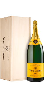Salmanazar - Champagne Veuve Clicquot Brut Carte Jaune - Caja De Madera