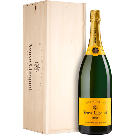 Nabuchodonosor - Champagne Veuve Clicquot - Brut Carte Jaune - Caja De Madera Nabuchodonosor - Champagne Veuve Clicquot - Brut Carte Jaune - Caja De Madera
