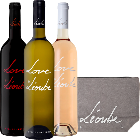 Pack 3 Botellas Love by Léoube + 1 Pochette Léoube - De Regalo Pack 3 Botellas Love by Léoube + 1 Pochette Léoube - De Regalo