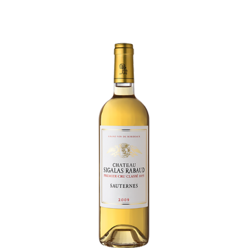Media Botella - Château Sigalas Rabaud 2008 - 1er Cru Classé - Sauternes - Vino Blanco - 0.375L