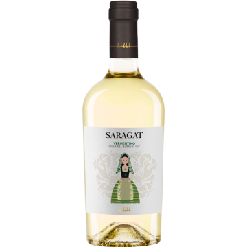 Saragat Vermentino 2025 - Cantina Atzei - Farnese Fantini - Isola dei Nuraghi - Vino Blanco - 0.75L