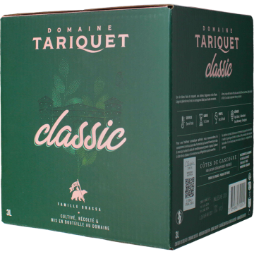BIB 3L - Classic 2025 - Domaine Tariquet - Côtes de Gascogne - Vino Blanco - 3L