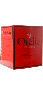 Bib 3l- Le Cube - Or\u00e9lie Rouge - Vignerons Ard\u00e9chois