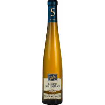 Media Botella - Pinot Gris Vendanges Tardives - Cuvée Laure 2020 - Domaine Schlumberger - Alsacia Pinot Gris Vendimia Tardía - Vino Blanco - 0.375L