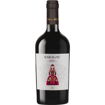 Saragat Monica 2023 - Cantina Atzei - Farnese Fantini - Monica di Sardegna - Vino Tinto - 0.75L
