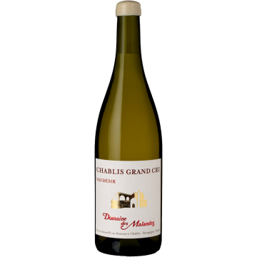 Chablis Grand Cru Vaudésir Bio 2023 - Dominio des Malandes - Chablis Grand Cru - Vino Blanco - 0.75L