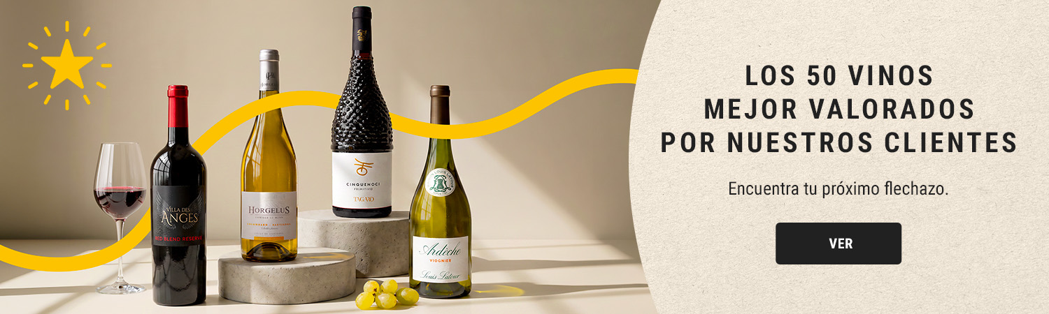 TOP 50: los vinos mejor valorados por nuestros clientes